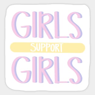 Girls Support Girls Sticker